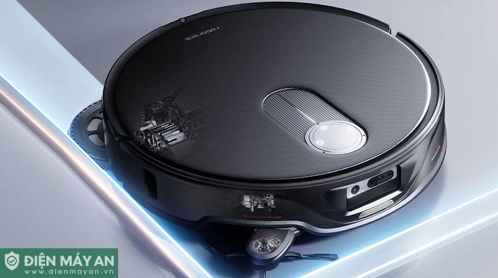 Robot hút bụi lau nhà Roborock Q Revo Slim - Đen